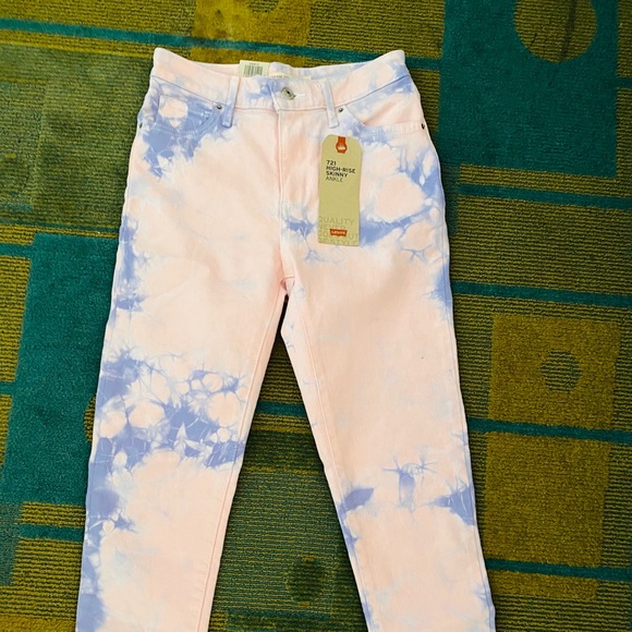 LEVI 721 High Rise Tie Dye - Picture 2 of 3